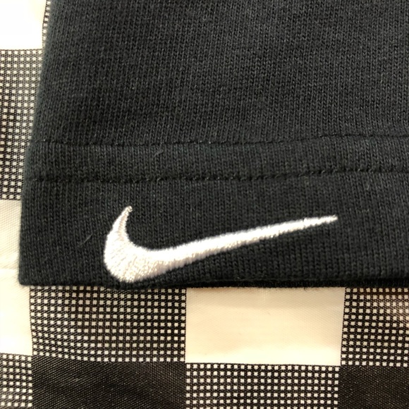Nike Swoosh All Over Embroidered Tiny Logo Tee - Picture 6 of 7